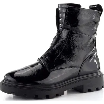 Dámská móda Ara dámský lakovaný kotník se středovým zipem Manchester Schwarz 12-59106-10 - 38 | P689505