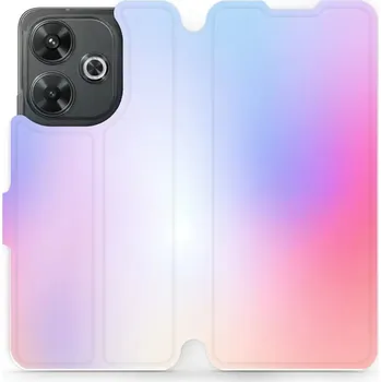 Pouzdro na mobilní telefon Flipové pouzdro Mobiwear - Xiaomi Redmi 13 - VP65S Nachový odstín (Knížkové flip pouzdro, obal, kryt na mobil Xiaomi Redmi 13 - VP65S Nachový odstín, materiál Umělá kůže + TPU - ochrana 360°, stojánek, silikonová vanička, magnetické zavírání)