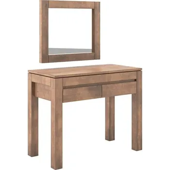 Komoda Bukový toaletní stolek ONTARIO Enzo se zrcadlem Barevné provedení: Šedá