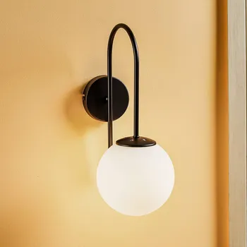 Lampička Luminex Nástěnné světlo Berlin černé černá, bílá 1 x 60 W - Doprava zdarma