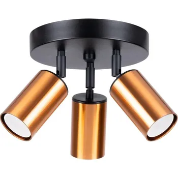 Bodové svítidlo Sollux SL.1377 - Bodové svítidlo WINX 3xGU10/10W/230V černá/měď