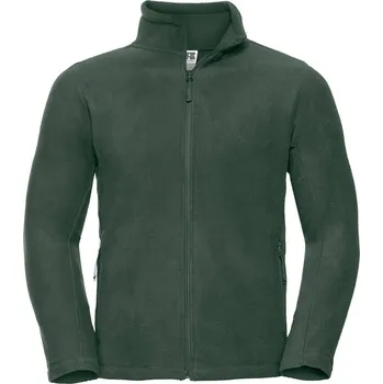 Pánská mikina Men&#039;s fleece with long zipper 100% polyester, non-pilling fleece 320g RUSSELL kaki 2470085