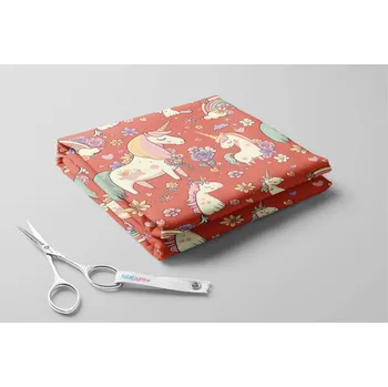 Softshell letní, Zamilovaní jednorožci 1 Barva: Broskvová