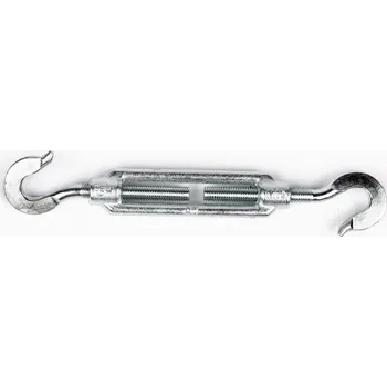 Šroub Napínák s okem a hákem BKshop 140106 stříbrný 6x110 mm