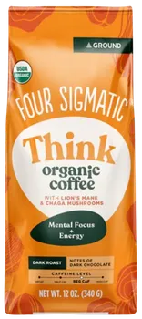 Káva Four Sigmatic Think Organic Coffee with Lion's Mane & Chaga Mushrooms mlétá 340 g