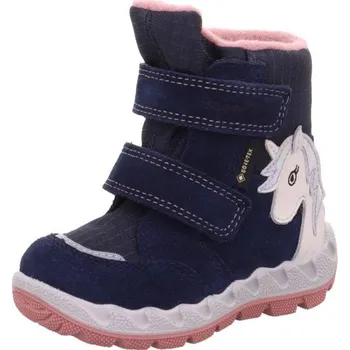 Dívčí sněhule Zimní obuv Superfit Icebird 1-006010-8010 Blau/Rosa 25