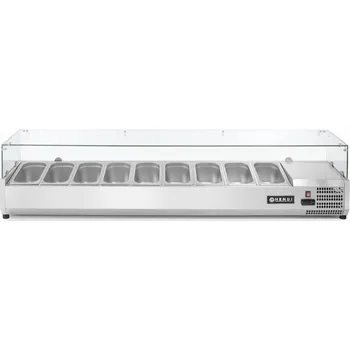 Chlazená nástavba 9xGN1/3, 2000x395x430 mm | HENDI, Profi Line