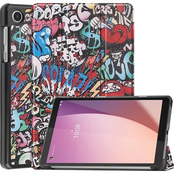Pouzdro na tablet Patte zavírací pouzdro na Lenovo Tab M8 4. Gen (2024) - graffiti