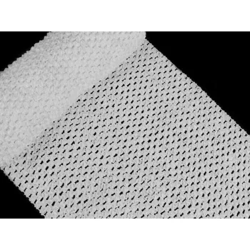 Textilní guma Síťovaná pruženka šíře 24 - 25 cm pro výrobu tutu sukýnem - bíllá