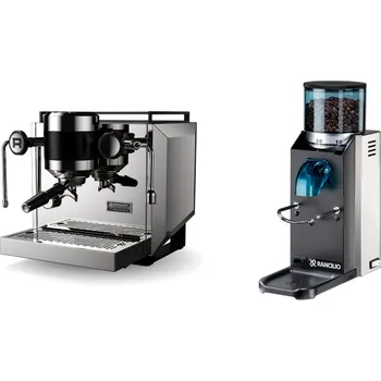 Kávovar Rocket Espresso Bicocca, stainless silver + Rancilio Rocky…