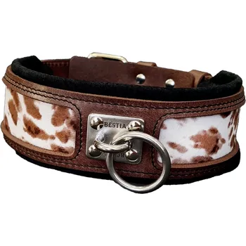 Obojek pro psa Kožený obojek pro psy Bestia Collars Buffalo limitovaná edice Velikost: XL