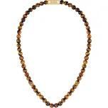 Hugo Boss Korálkový náhrdelník z tygřího oka 1580663 + 2 měsíce na vrácení zboží