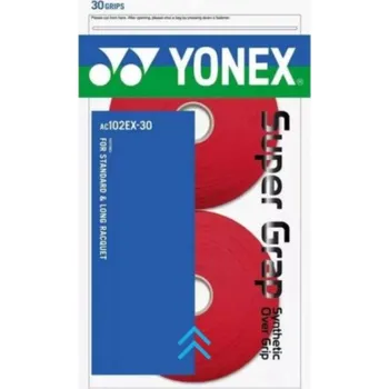 Raketový sport YONEX Super Grap - 30 ks červený