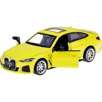 autíčko Kovové elektrické auto BMW i4 M50 Gran Coupe + zvuk, světlo