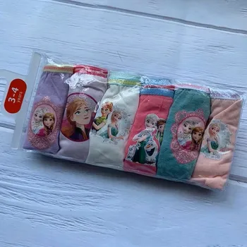 Dívčí spodní kalhotky (balení 6 ks) s Disney postavičkami Motiv: 1 Ledové království, Velikost: 13-14 let