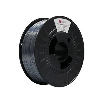 3D tisk Filament C-TECH PREMIUM LINE, Silk PLA, čedičová šedá, RAL7012, 1,75mm, 1kg