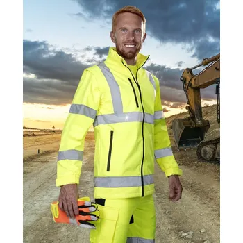 pracovní bunda ARDON Bunda REF501, softshellová, hi-viz H8905/4XL 4XL Žlutá odstíny