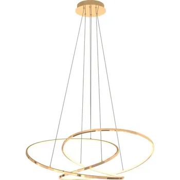 Zuma Line MD7360-1A-3GT - LED Lustr na lanku CHOLET LED/56W/230V zlatá