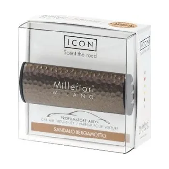 Vůně do auta Millefiori Icon Hammered Metal Sandalo Bergamotto vůně do auta