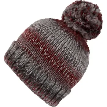 Čepice REGATTA Dámská zimní pletená čepice VÍNOVÁ|ČERVENÁ