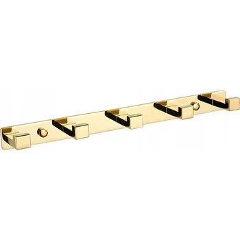 Držák na ručník Tyč s háčky na kolíčky Mexen žlutá