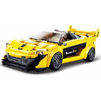 Stavebnice Sluban Sluban Model Bricks M38-B0956 Žlutý anglický sporťák M38-B0956