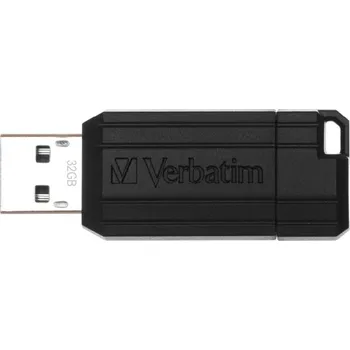 USB flash disk VERBATIM Flash Disk 32GB Store 'n' Go PinStripe, černá