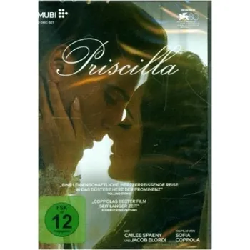 DVD film Priscilla, 1 DVD – Sofia Coppola,Cailee Spaeny,Jacob Elordi (DE)