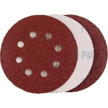 Příslušenství k nářadí Papír brusný 125mm P40 s otvory - suchý zip - 3ks FESTA