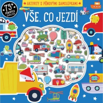 Fotokniha Svojtka & Co. Aktivity s pěnovými samolepkami - Vše, co jezdí