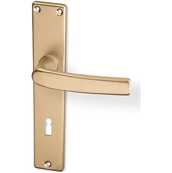 ACT Lara dveřní štítové kování - F4 šampaňská 72 mm