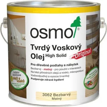 barva a nátěr na dřevo OSMO 3062 TVO Matný 0,75 l