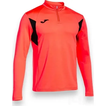 Pánská mikina Mikina JOMA WINNER III, barva korálová - černá, velikost 3XL