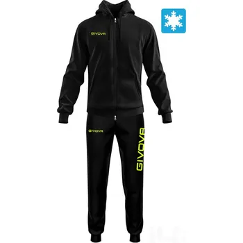 Souprava GIVOVA KING, barva 1034 černá - zářivě zelená, velikost 3XL