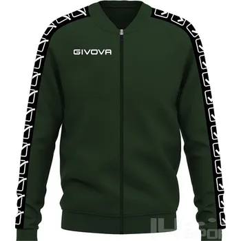 Pánská mikina Mikina GIVOVA COLLEGE BAND, barva 0051 vojenská zelená, velikost XL