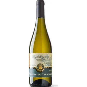 Víno Lechovice Ryzlink rýnský 2023 pozdní sběr 0,75 l (2313)