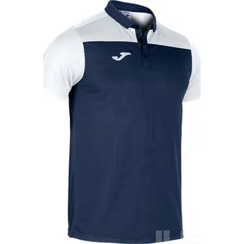Pánské tričko Polokošile JOMA HOBBY II, barva tmavě modrá - bílá, velikost XS
