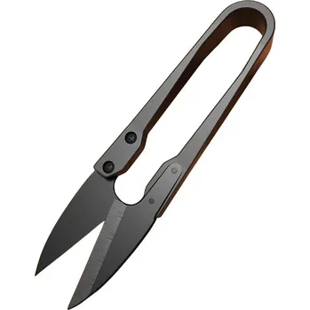 Nůžky na vázání mušek Black U-shaped