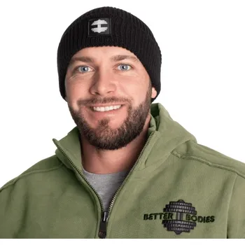 Čepice Better Bodies BRONX BEANIE BLACK – čepice Better Bodies černá
