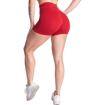 Dámské kraťasy Better Bodies SCRUNCH SHORTS CHILI RED – šortky Better Bodies červené Velikost: XS