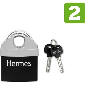 Visací zámek RV.2HERMES.65 - černý - bezpečnostní tř. 2