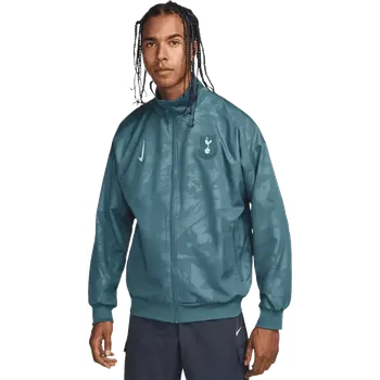 Pánská casual bunda Pánská fotbalová bunda Nike Tottenham Hotspur 24/25 Anthem zelená