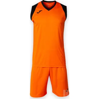 Basketbalový komplet JOMA FINAL II, barva oranžová - černá, velikost 5XS