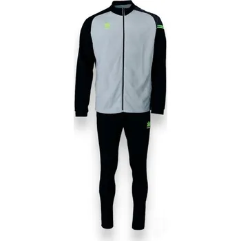 Souprava LUANVI OPEN, barva šedá - černá, velikost 4XS