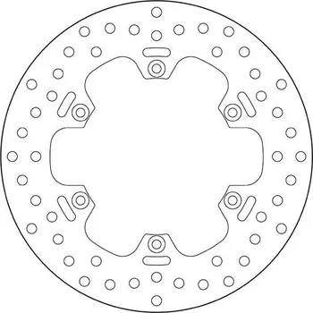 Brzdový kotouč Brzdový kotouč BREMBO 68B40753 fix APRILIA Pegaso 600 1990-1991