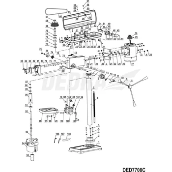 Hnací řemenice DEDRA XDED7708C.30