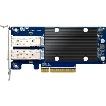 Patch panel QNAP QXG-10G2SF-X710 - 2x 10GbE SFP+, PCIe Gen3 x8 QXG-10G2SF-X710