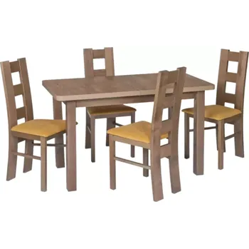 Jídelní set Jídelní sestava Stůl STL 22 + židle KT39 Dub sonoma Doprava ZDARMA.