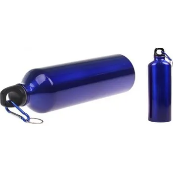 Láhev Lahev na vodu s karabinou modrá