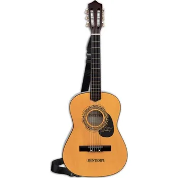 Hudební nástroj pro děti Bontempi Dřevěná kytara 92 cm s popruhem přes rameno